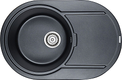 Мойка Paulmark Fittich черный металик