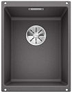 Мойка Blanco SUBLINE 320-U SILGRANIT отводная арматура InFino® темная скала