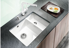 Мойка Blanco Subline 350/150-U глянцевый белый