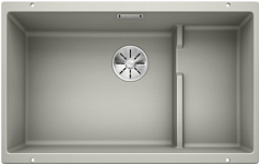 Мойка Blanco SUBLINE 700-U Level SILGRANIT отводная арматура InFino® жемчужный