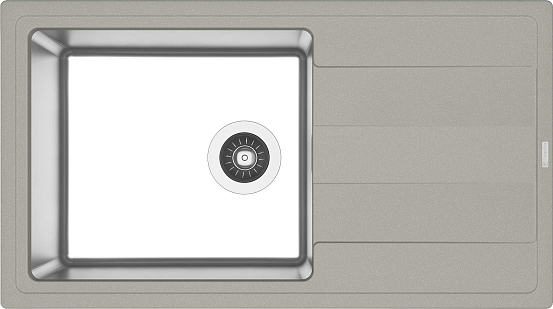 Мойка Florentina Комби 860 серый preview 1