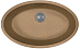 Купить Мойка Florentina Вега Овал коричневый preview 1