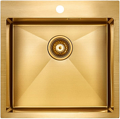 Мойка Paulmark Velten золото брашированное