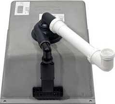 Мойка Blanco SUBLINE 320-F отводная арматура InFino® антрацит