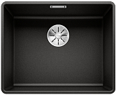 Мойка Blanco SUBLINE 500-F отводная арматура InFino® черный