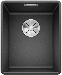 Мойка Blanco SUBLINE 320-F отводная арматура InFino® антрацит