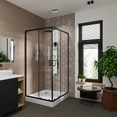 Душевое ограждение Niagara NG-6809-08 black