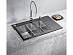 Купить Мойка Alveus Crystalix 20 черное стекло, чаша справа preview 2