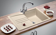 Комплект мойка Blanco ENOS 40 S + смеситель AMONA SILGRANIT