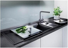 Мойка Blanco Axia II 6 S крыло слева