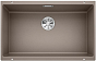 Мойка Blanco SUBLINE 700-U SILGRANIT отводная арматура InFino® серый беж