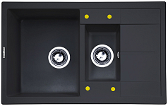 Мойка Zigmund & Shtain Rechteck 780.2 черный базальт