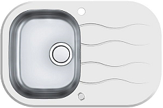 Мойка Alveus Wave Up 20 белое стекло