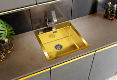 Мойка Alveus Pure 30 Monarch золото атласная