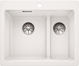 Мойка Blanco PLEON 6 Split SILGRANIT PuraDur белый