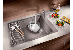 Мойка Blanco Elon XL 8 S SILGRANIT PuraDur клапан-автомат InFino® белый