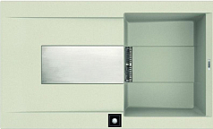 Мойка Elleci SIREX 400 Old white Mehanika правая чаша