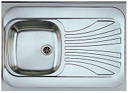 Мойка Alveus Classic 30 нержавеющая сталь атласная, чаша слева