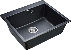 Мойка Paulmark Kante чёрный металлик