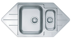 Мойка Alveus Line 40 нержавеющая сталь декор