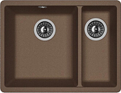 Мойка Flortek Ринг 335/160 мокко