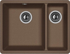 Мойка Flortek Ринг 335/160 мокко