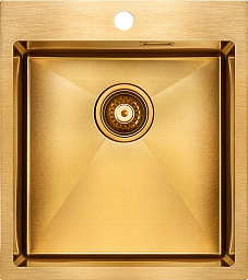 Мойка Paulmark Neckar золото брашированная