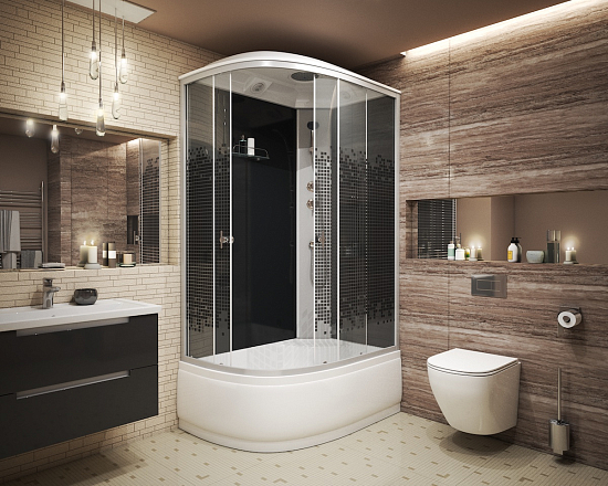 Душевая кабина Niagara NG-7510-R black preview 2