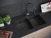 Купить Мойка Paulmark Dopplet вороненая сталь брашированная preview 2