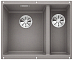 Купить Мойка Blanco SUBLINE 340/160-U SILGRANIT чаша слева, отводная арматура InFino® алюметаллик preview 1