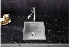 Мойка Blanco ZEROX 340-IF Durinox® отводная арматура InFino® нержавеющая сталь durinox