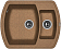 Мойка Florentina Нире 630К коричневый