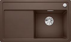 Мойка Blanco ZENAR 45 S-F SILGRANIT чаша справа, доска стекло клапан-автомат InFino® кофе