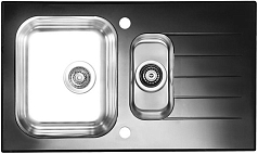 Мойка Alveus Glassix 20 черное стекло