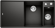 Мойка Blanco AXIA III 6 S-F чаша справа, доска стекло клапан-автомат InFino® черный