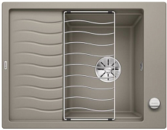 Мойка Blanco Elon 45S SILGRANIT PuraDur клапан-автомат InFino® серый беж