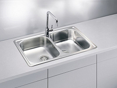 Мойка Alveus Line 90 NAT-90 нержавеющая сталь полированная