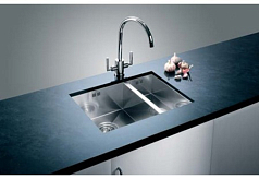 Мойка Blanco Zerox 340/180-U чаша слева нержавеющая сталь зеркальная полировка