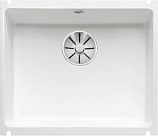 Мойка Blanco SUBLINE 500-U керамика отводная арматура InFino® глянцевый белый