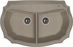 Мойка Florentina Эмилия 870 серый шёлк