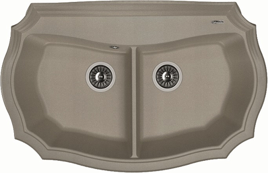 Мойка Florentina Эмилия 870 серый шёлк preview 1