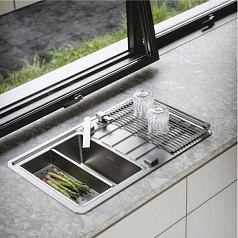 Мойка Alveus Rando 50R нержавеющая сталь атласная, чаша справа