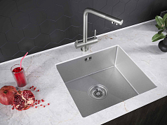 Мойка Paulmark Lassan нержавеющая сталь атласная