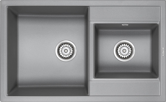Мойка Paulmark Tandem серый металлик preview 1