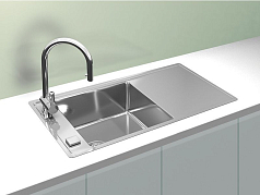 Мойка Alveus Stricto 20 FI нержавеющая сталь матовая