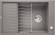 Мойка Blanco Elon XL 6S SILGRANIT PuraDur клапан-автомат InFino® алюметаллик