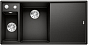 Мойка Blanco AXIA III 6 S чаша слева, разделочный столик ясень клапан-автомат InFino® черный