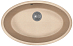 Купить Мойка Florentina Вега Овал бежевый preview 1