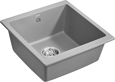 Мойка Paulmark Brilon серый металлик