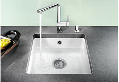 Мойка Blanco Subline 375-U глянцевый белый